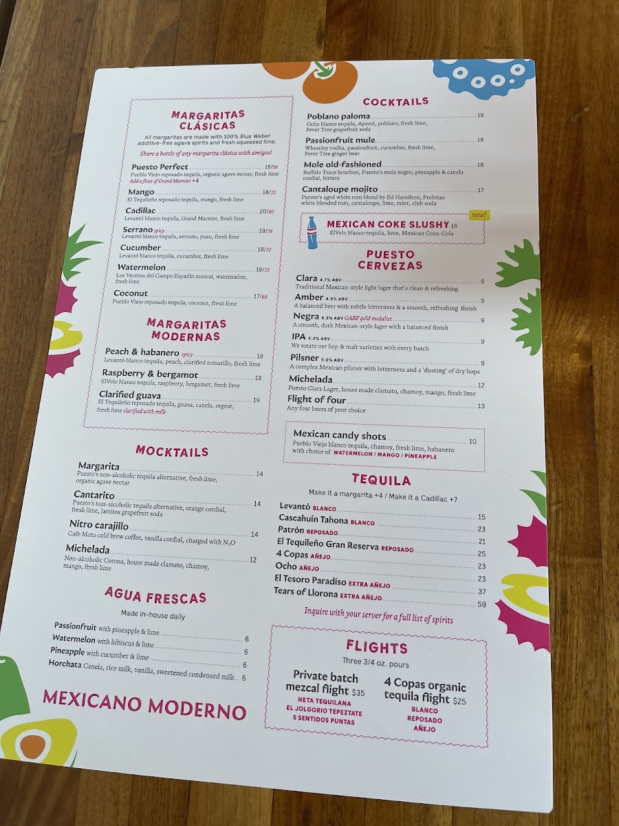 Puesto La Jolla Menu - Image 2